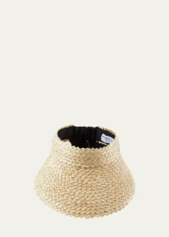 Eugenia KimRicky Braided Straw Visor