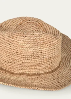 Eugenia KimWinona Crochet Raffia Packable Cowboy Hat