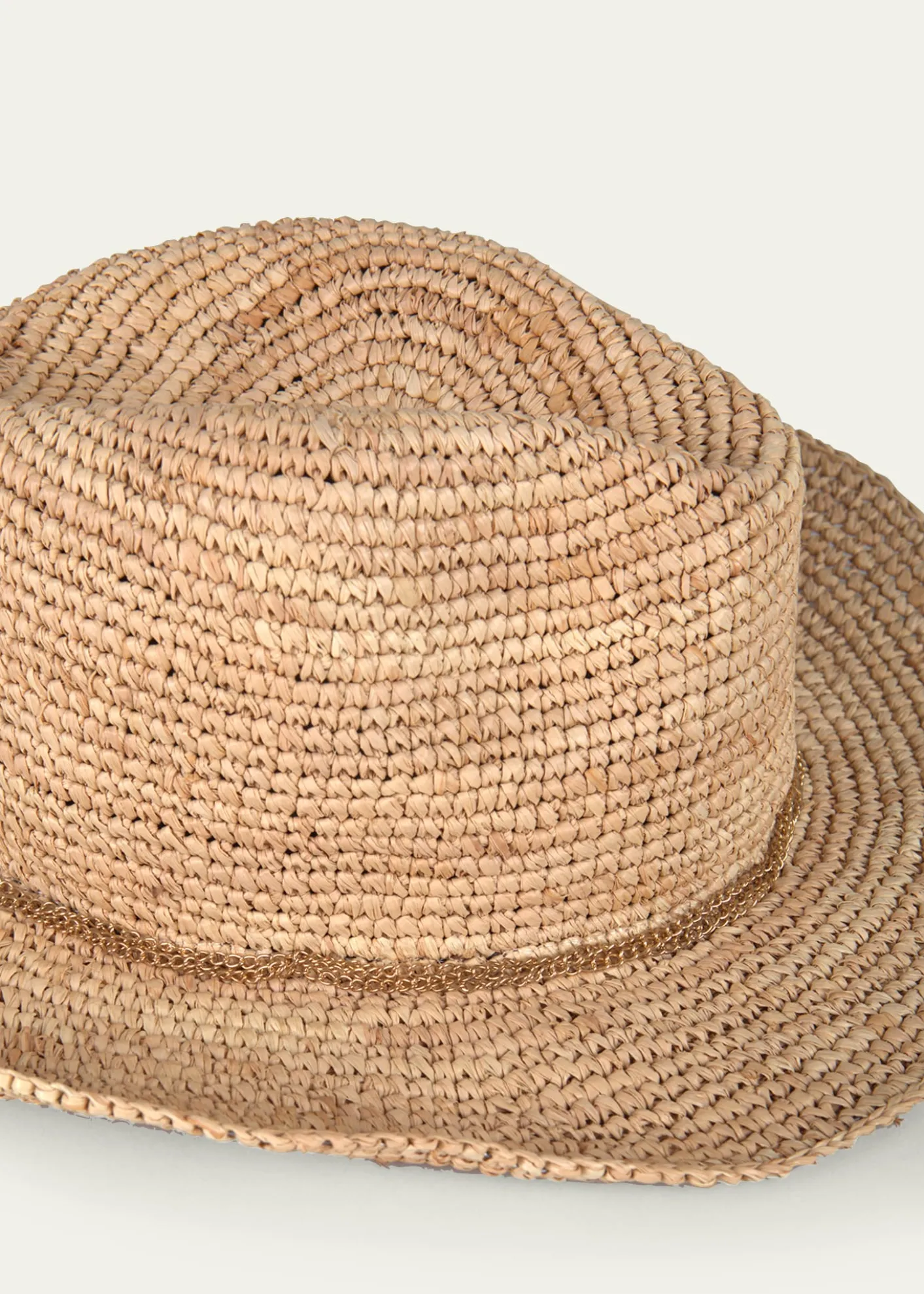 Eugenia KimWinona Crochet Raffia Packable Cowboy Hat