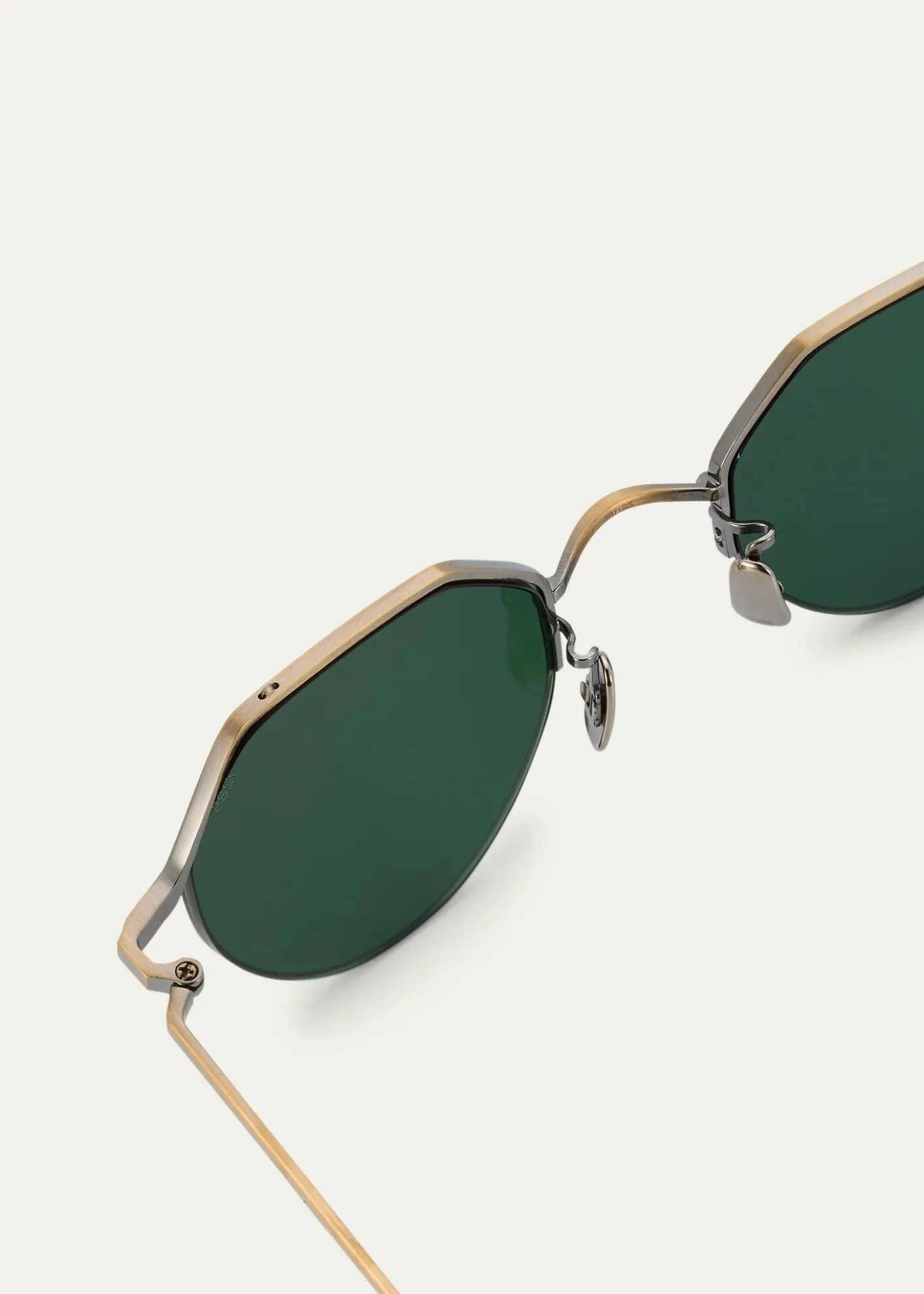 EyevanMen's 185 Titanium Oval Sunglasses