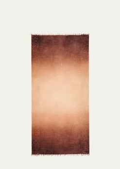 Faliero SartiNew Dania Ombre Sequined Wool Silk Scarf