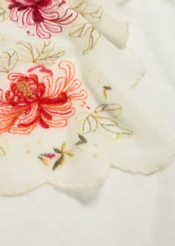 Faliero SartiPrimrose Floral Embroidered Wool-Blend Stole