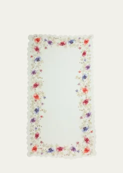Faliero SartiPrimrose Floral Embroidered Wool-Blend Stole