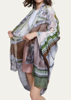 Faliero Sartix Massimo Listri Silk Stole