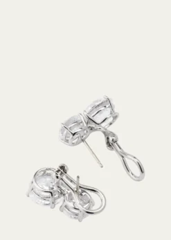 Fantasia by DeSerioCubic Zirconia Double Drop Earrings