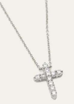 Fantasia by DeSerioCZ Cross Pendant Necklace
