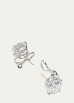 Fantasia by DeSerioCZ Round Stud Earrings, 10.00 TCW