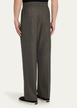 Fear of GodMen's Pleated Virgin Wool Straight-Leg Trousers