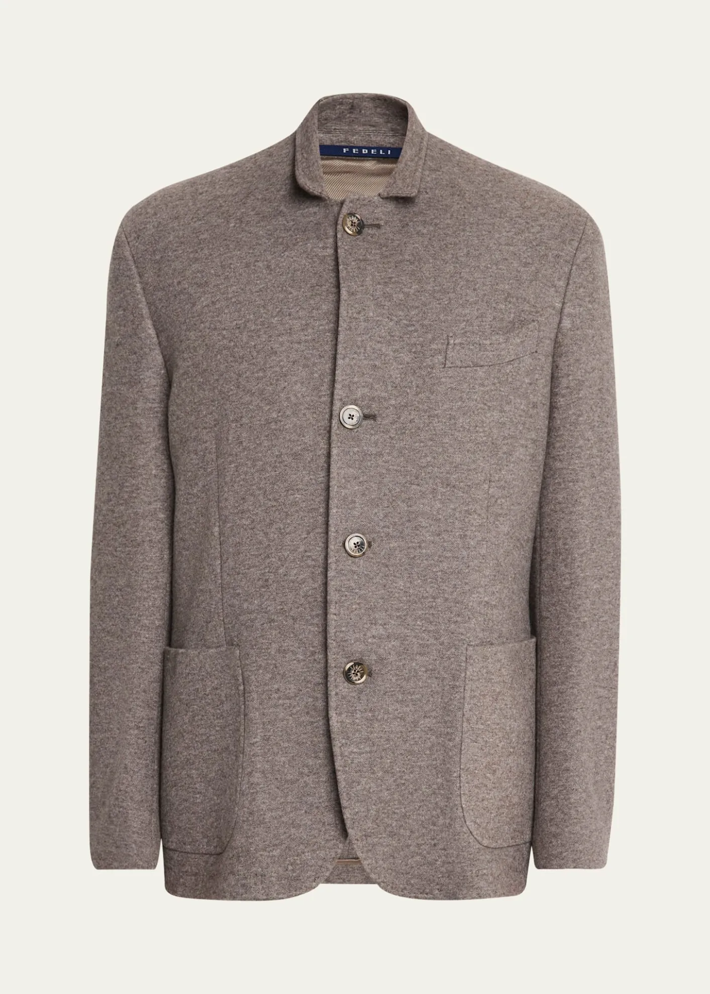 FedeliMen's Double-Face Cashmere Chore Jacket