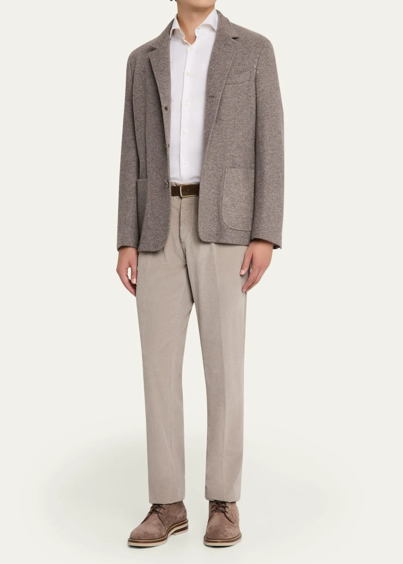 FedeliMen's Double-Face Cashmere Chore Jacket