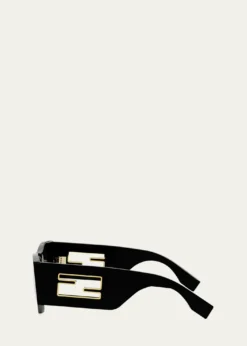FendiBaguette Acetate Oval Sunglasses