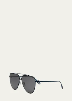 FendiBaguette Metal Pilot Sunglasses