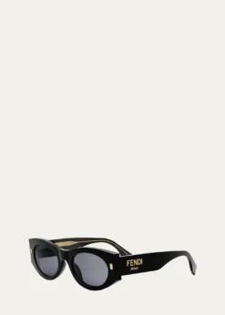 FendiFendi Roma Acetate Shield Sunglasses