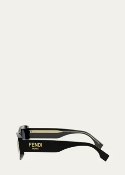 FendiFendi Roma Acetate Shield Sunglasses