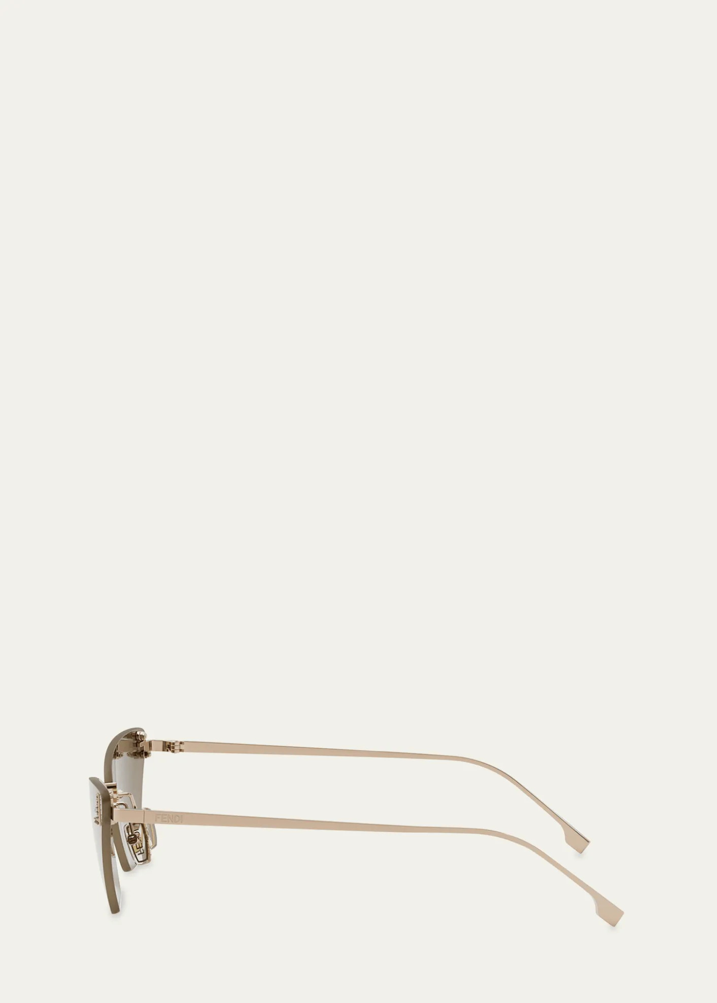 FendiFE4160US Cat-Eye Crystalized Logo Sunglasses