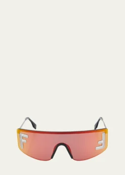 FendiMen's Fendi Sport 141mm Shield Sunglasses