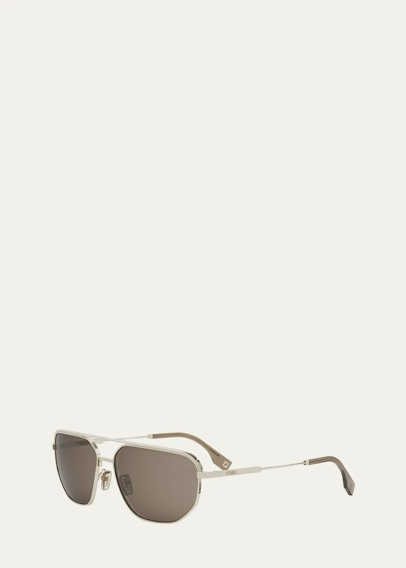 FendiMen's Fendi Travel Metal Rectangle Sunglasses