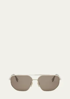 FendiMen's Fendi Travel Metal Rectangle Sunglasses
