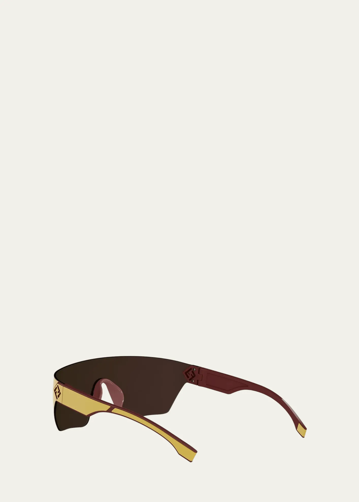 FendiMen's FF Squared Nylon Mask Sunglasses