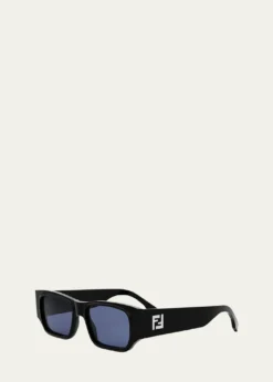 FendiMen's FF Squared Rectangle Sunglasses