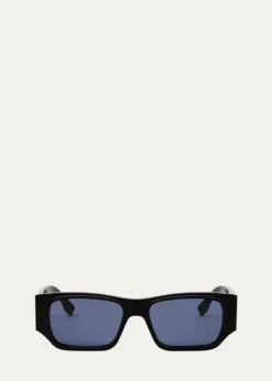 FendiMen's FF Squared Rectangle Sunglasses