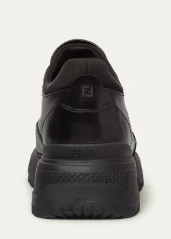 FendiMen's Force Light Leather Chunky Sneakers
