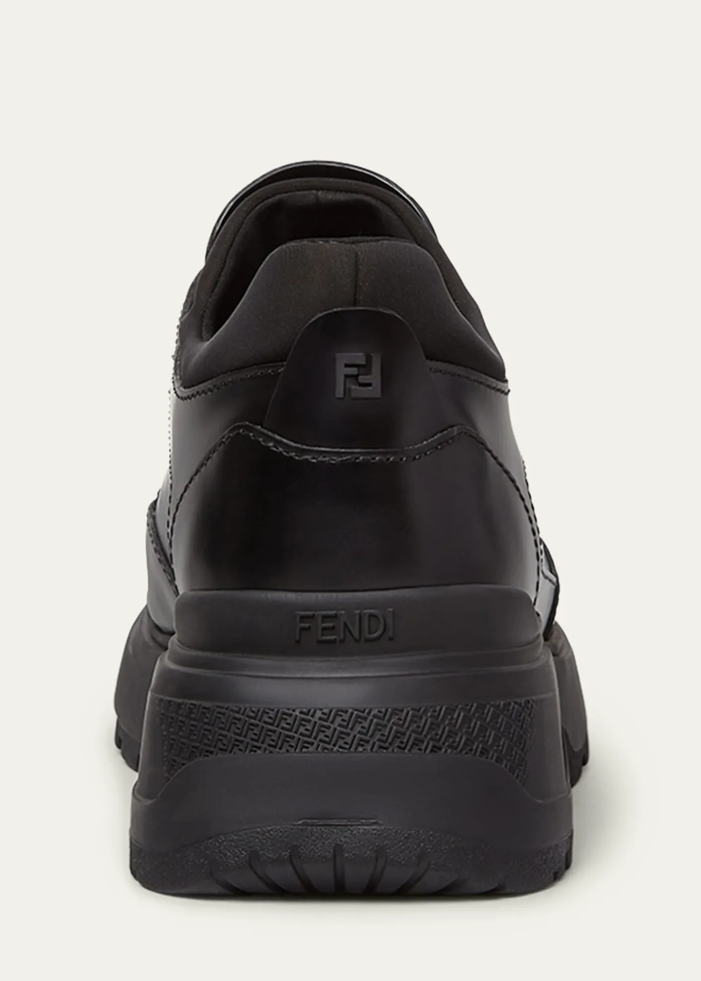FendiMen's Force Light Leather Chunky Sneakers
