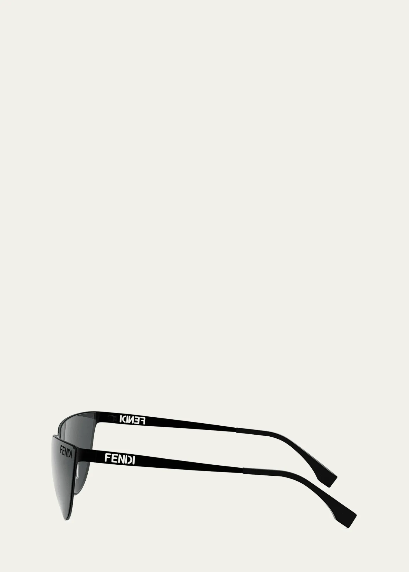 FendiMen's Logo Cutout Metal Cat-Eye Sunglasses
