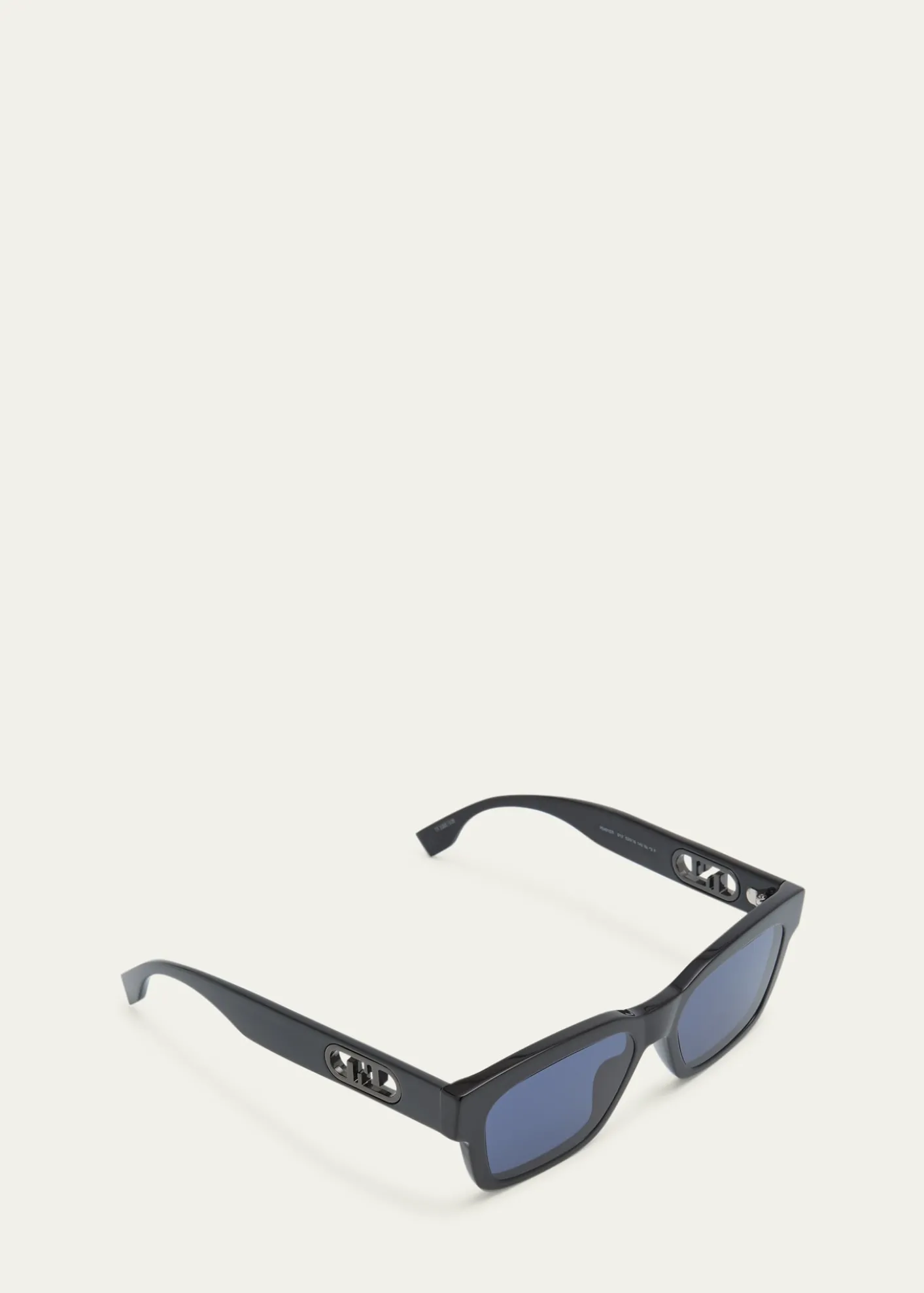 FendiMen's O'Lock Acetate Rectangle Sunglasses