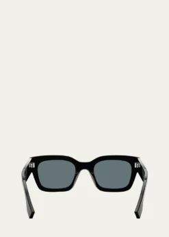 FendiMen's Signature Oval Logo Sunglasses