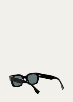 FendiMen's Signature Oval Logo Sunglasses