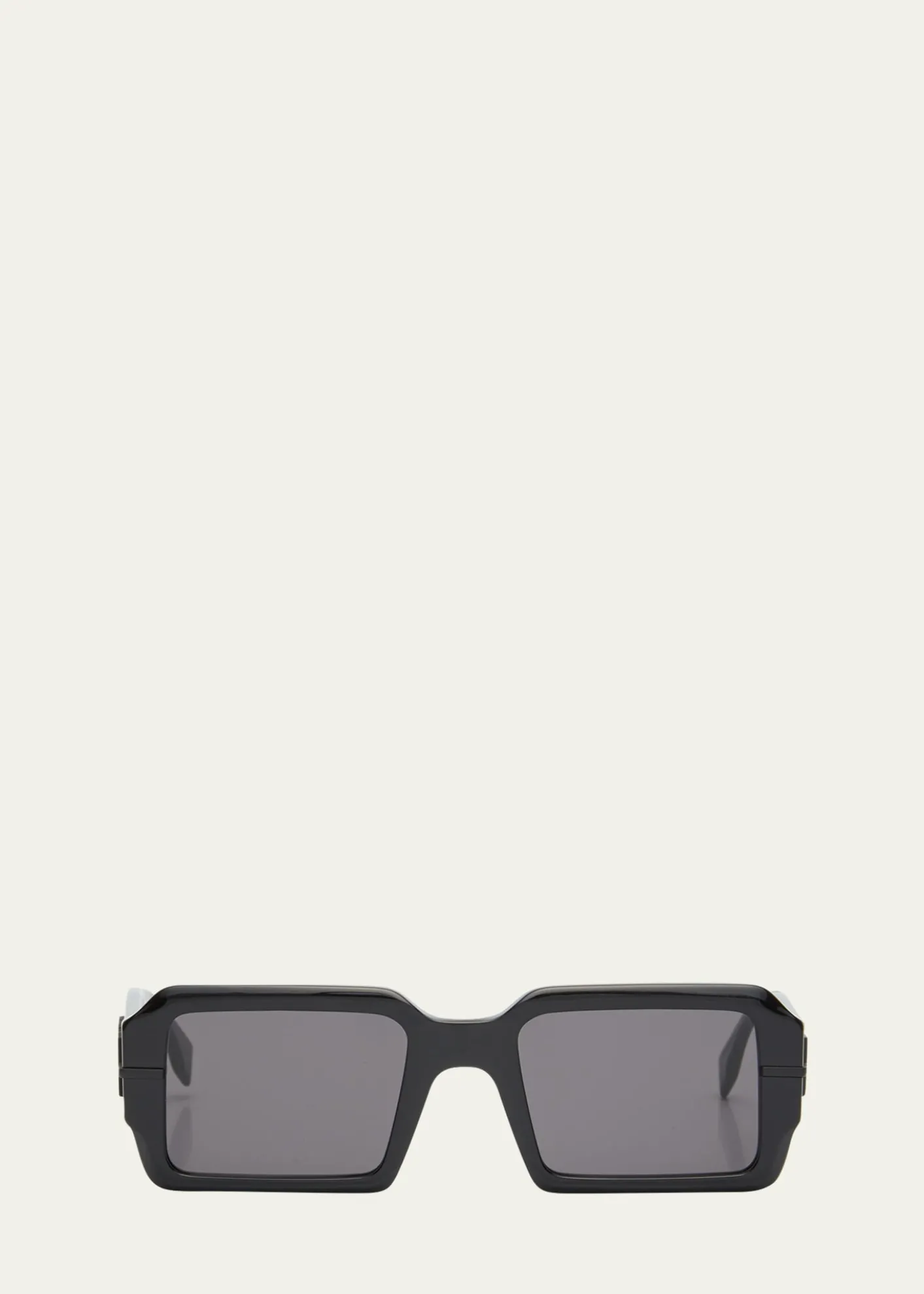 FendiO'lock Acetate Rectangle Sunglasses
