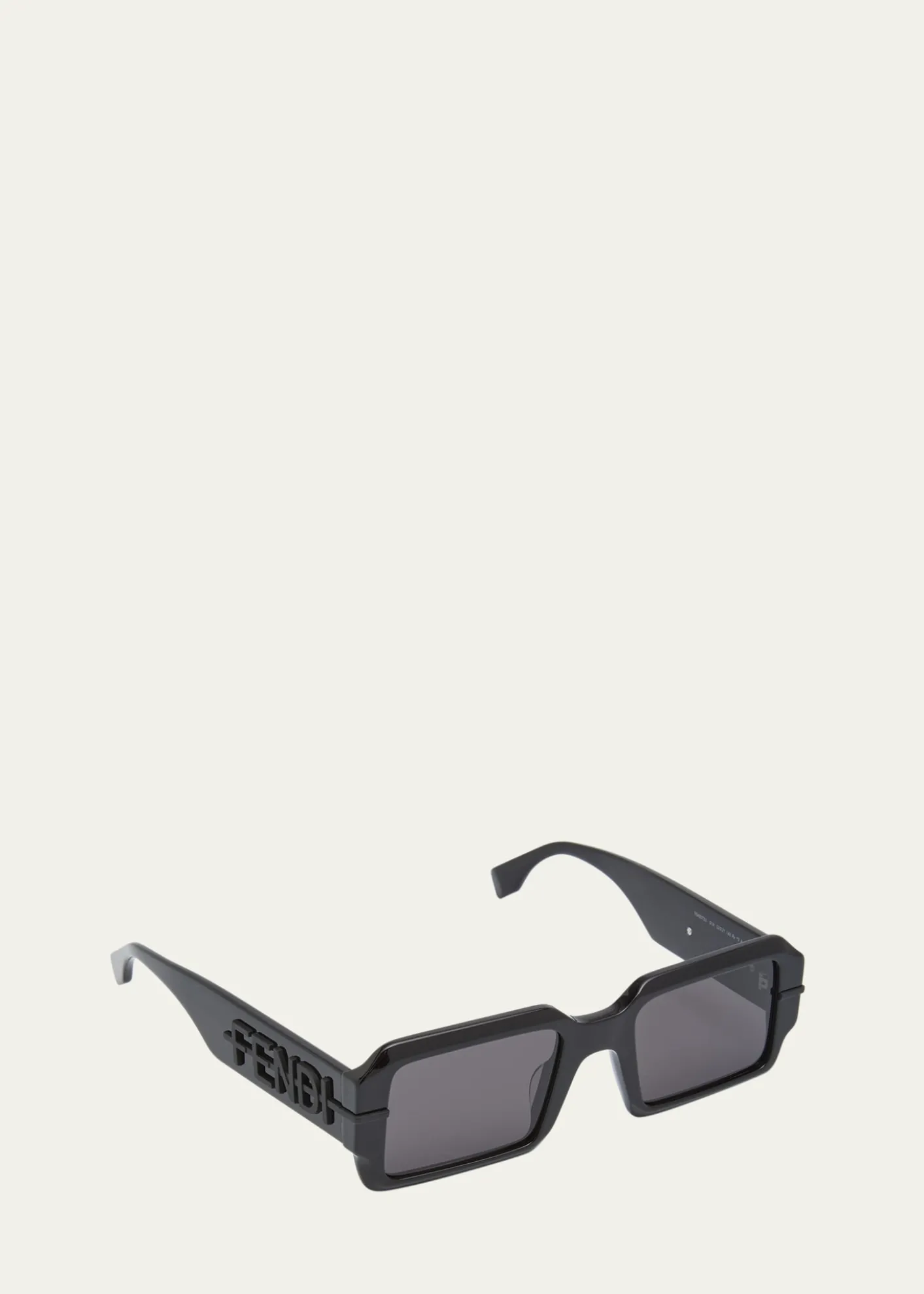FendiO'lock Acetate Rectangle Sunglasses
