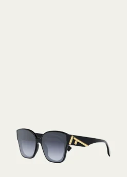 FendiOversized F Logo Acetate Cat-Eye Sunglasses