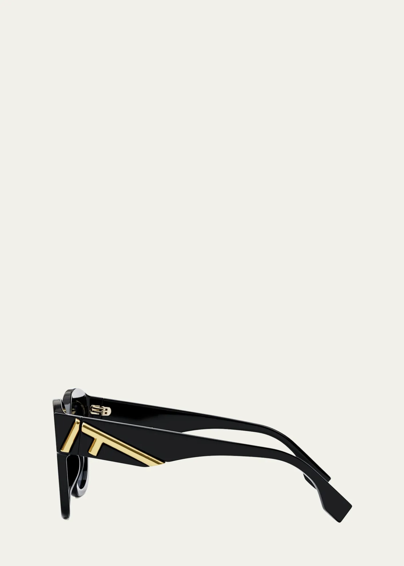 FendiOversized F Logo Acetate Cat-Eye Sunglasses