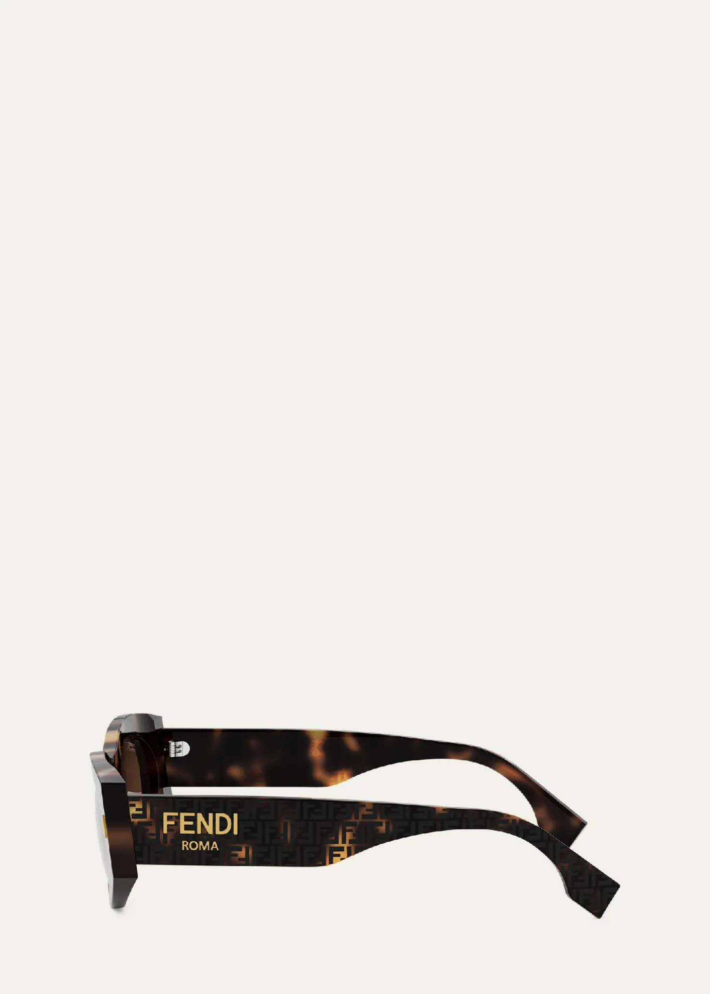 FendiRoma Oval Acetate Sunglasses