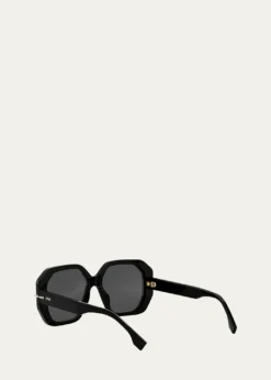 FendiSelleria Square Acetate Sunglasses