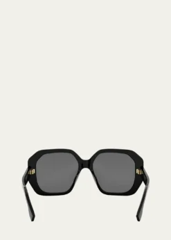 FendiSelleria Square Acetate Sunglasses