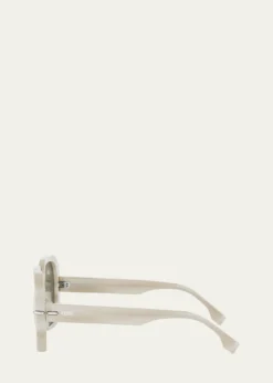 FendiSelleria Square Acetate Sunglasses