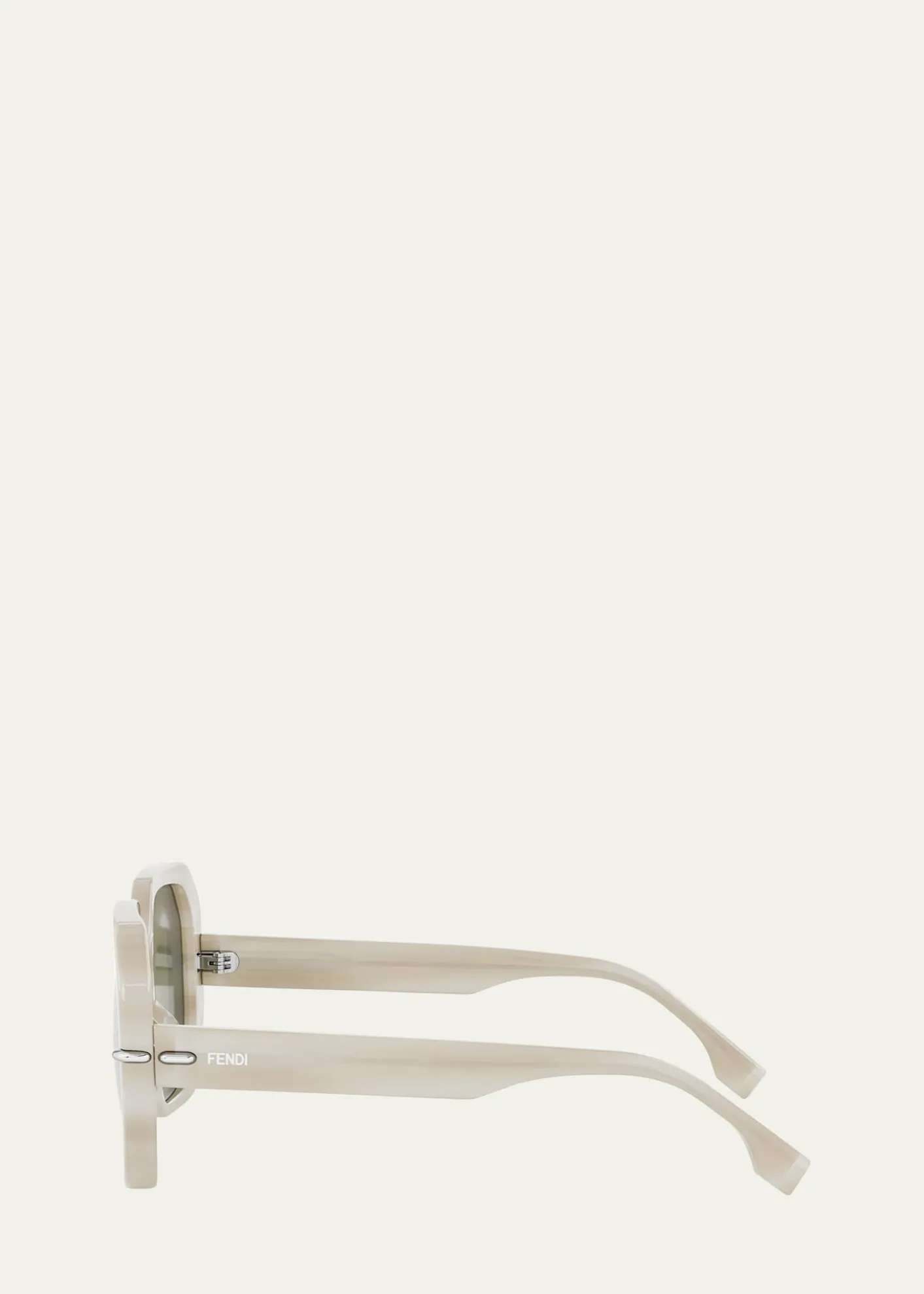 FendiSelleria Square Acetate Sunglasses
