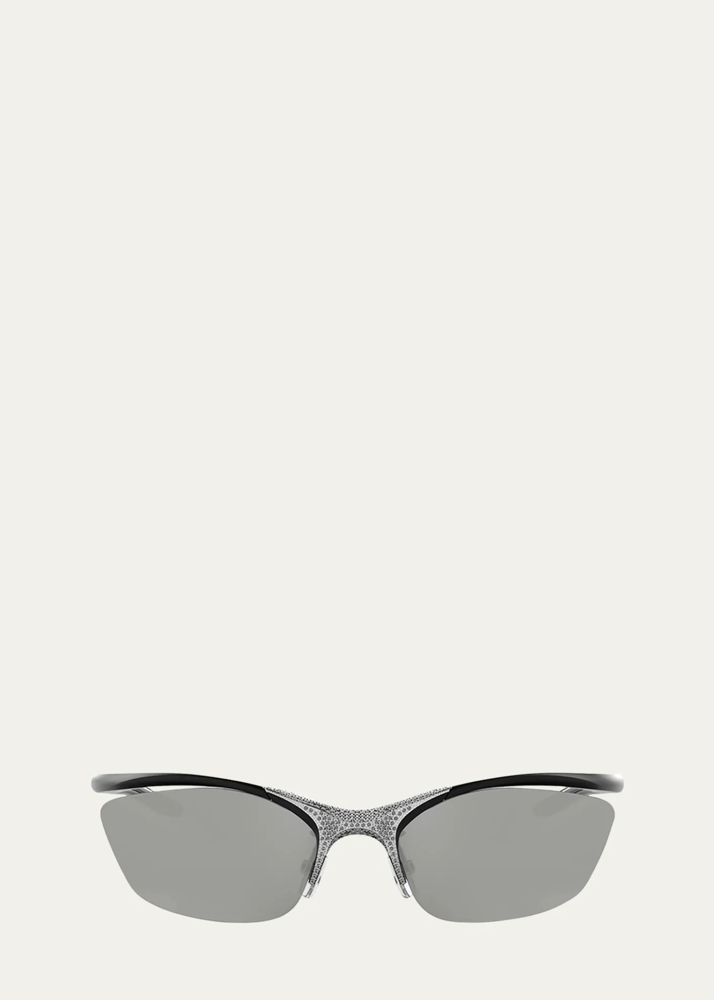 FendiSignature Crystal Cat-Eye Sunglasses