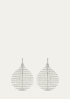 Fernando Jorge18K White Gold Medium Disco Earrings with Diamonds