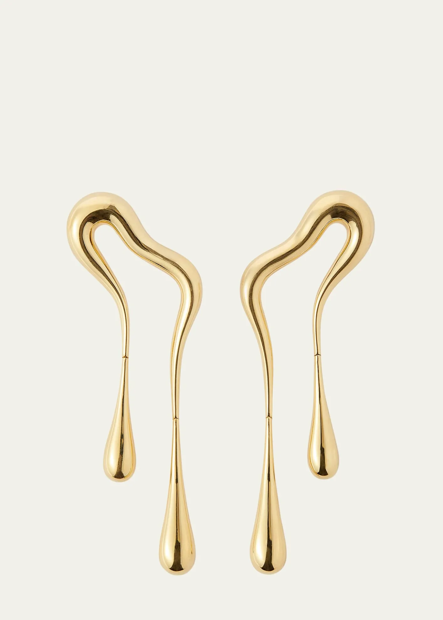 Fernando Jorge18K Yellow Gold Bold Stream Doubled Earrings