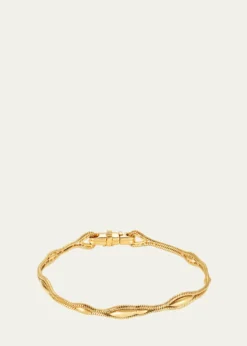 Fernando Jorge18K Yellow Gold Fluid Thick Bracelet