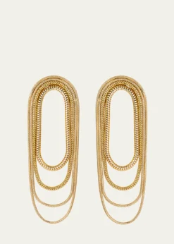 Fernando Jorge18k Yellow Gold Multi-Chain Earrings
