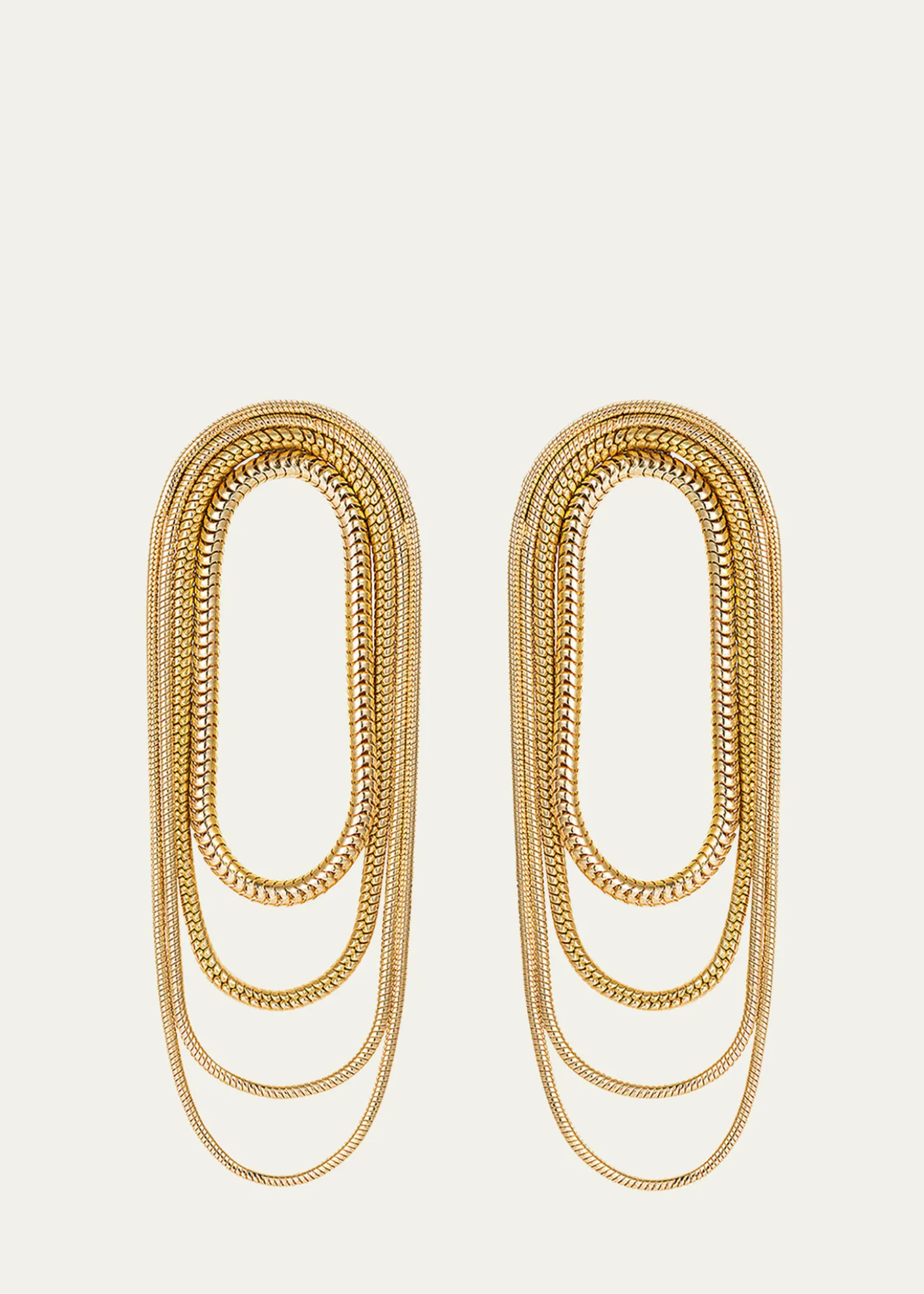 Fernando Jorge18k Yellow Gold Multi-Chain Earrings
