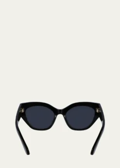 FerragamoClassic Logo Acetate Cat-Eye Sunglasses