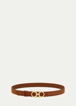 FerragamoDonna Suede Double Gancini Belt