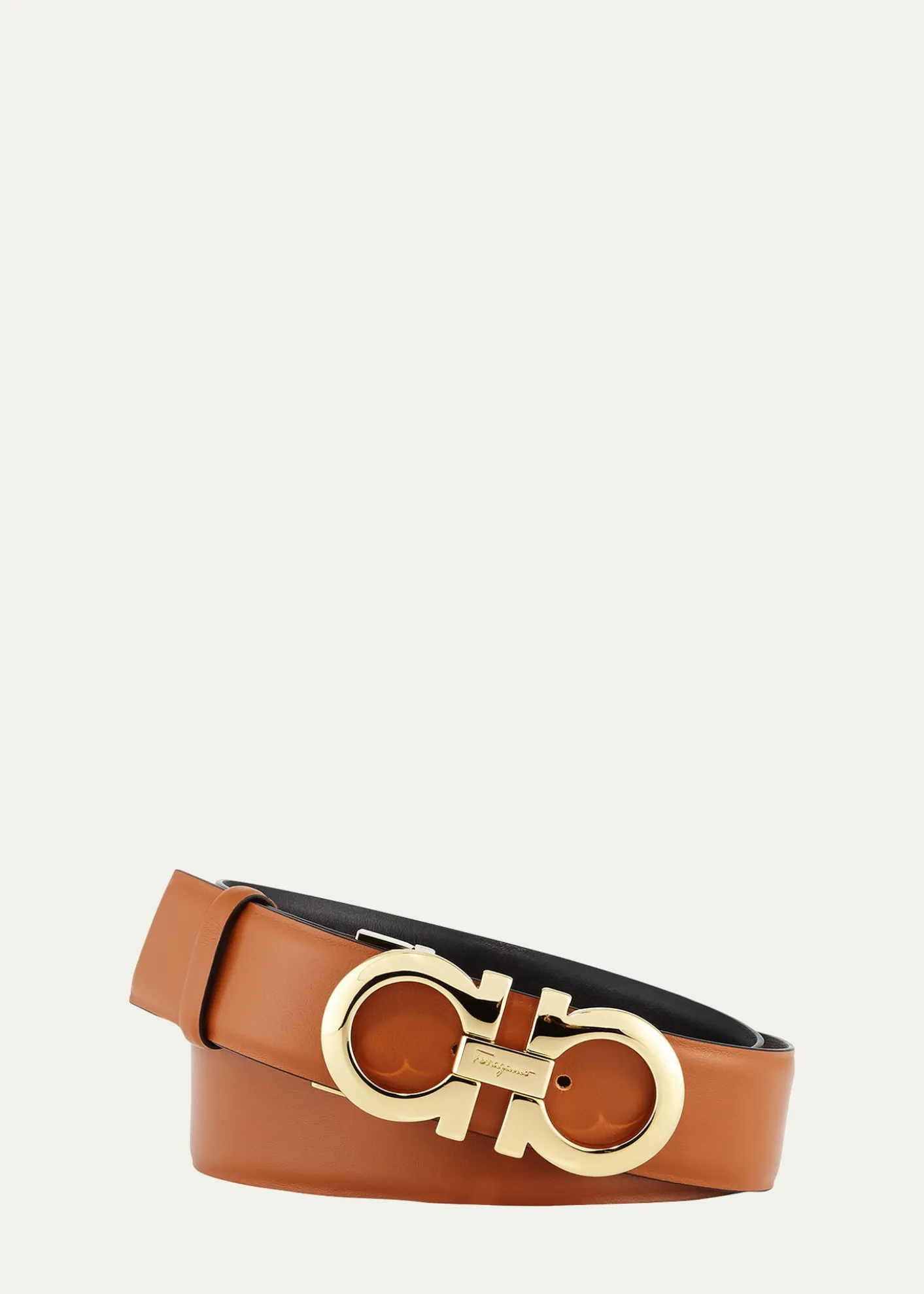 FerragamoGancini-Buckle Reversible Leather Belt