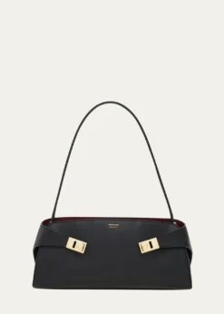 FerragamoHug East-West Leather Shoulder Bag